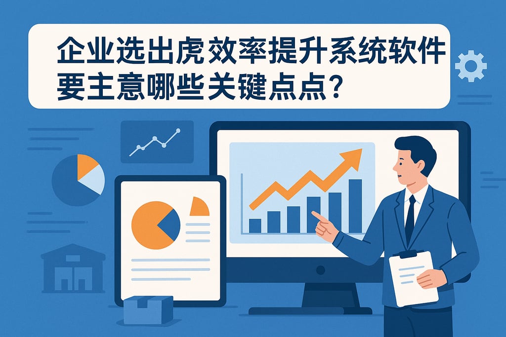 企业选出库效率提升系统软件要注意哪些关键点？