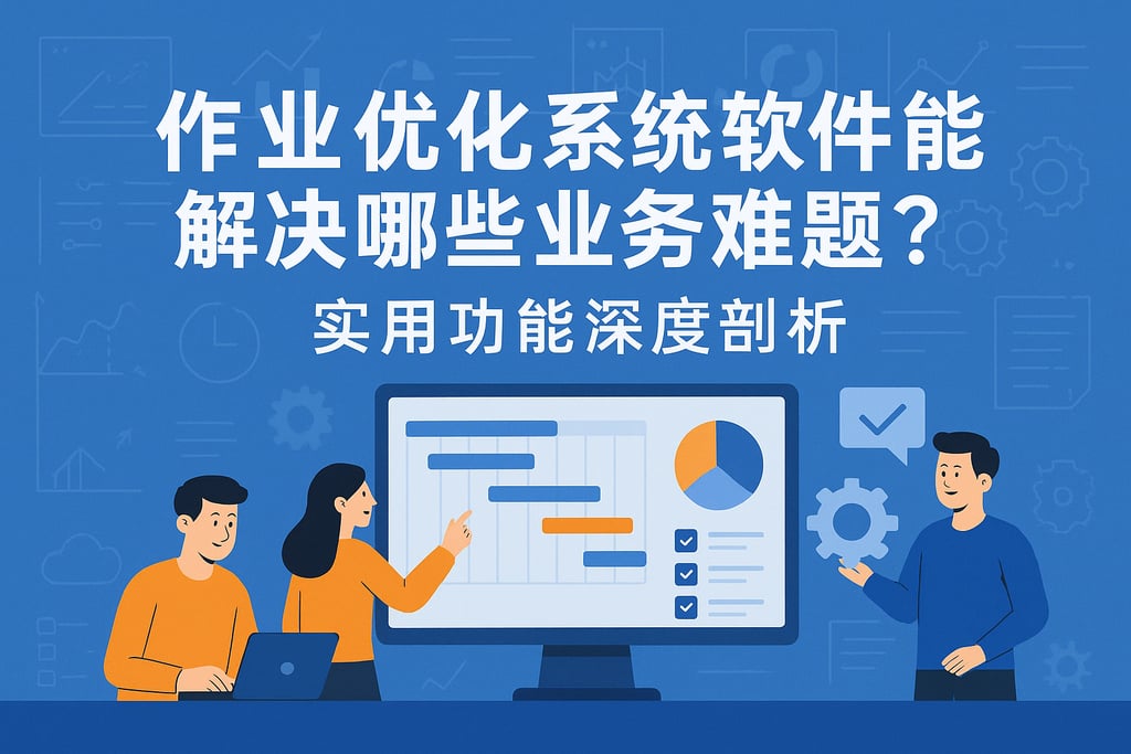 作业优化系统软件能解决哪些业务难题？实用功能深度剖析