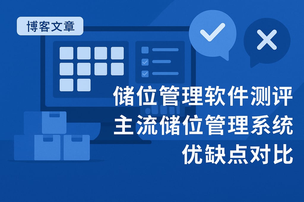 储位管理软件测评：主流储位管理系统优缺点对比