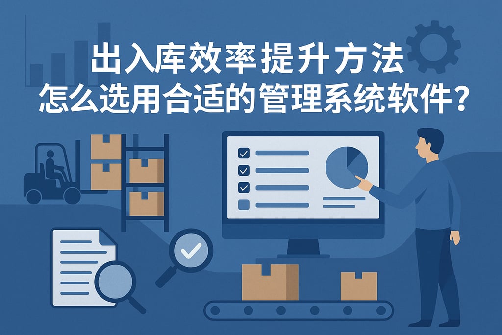 出入库效率提升方法怎么选用合适的管理系统软件？