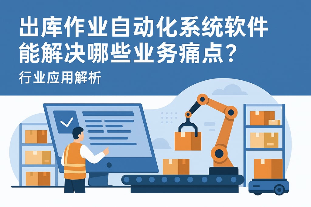 出库作业自动化系统软件能解决哪些业务痛点？行业应用解析