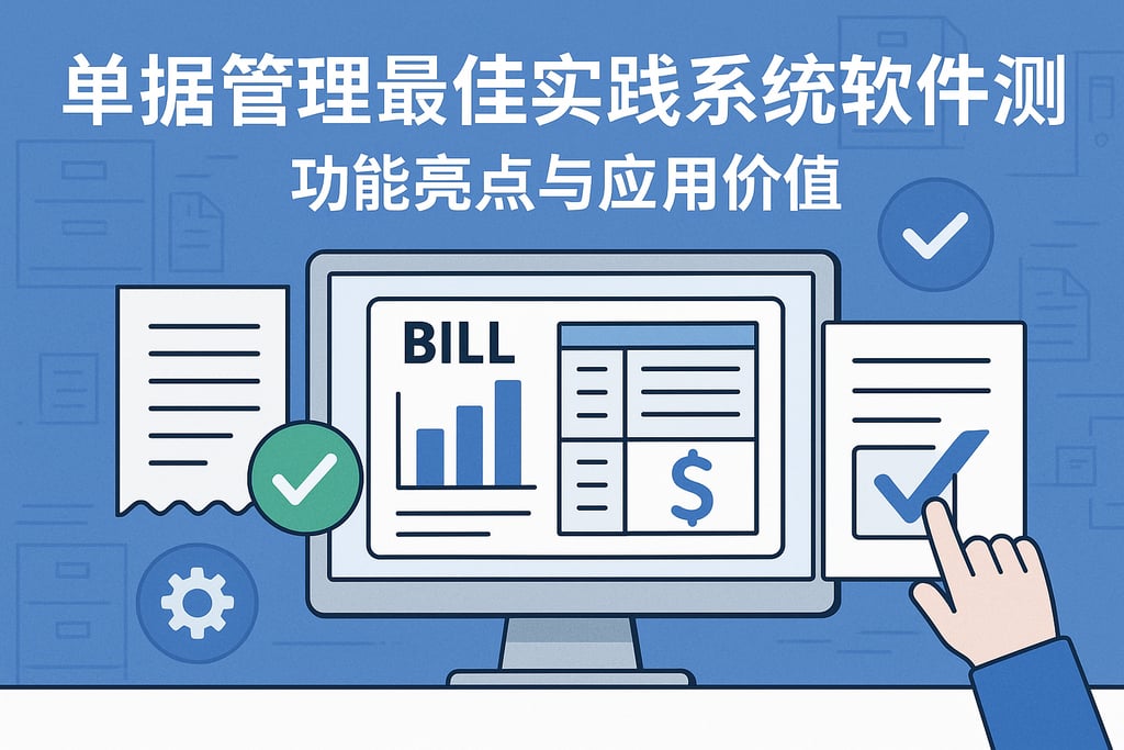 单据管理最佳实践系统软件测评：功能亮点与应用价值