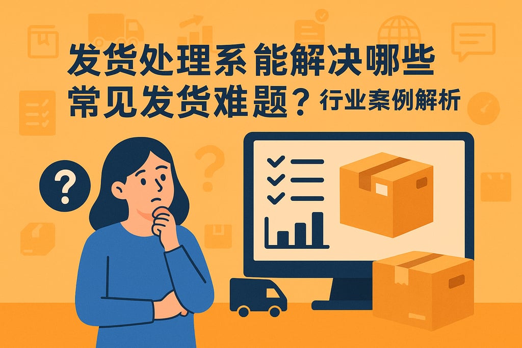 发货处理系统能解决哪些常见发货难题？行业案例解析