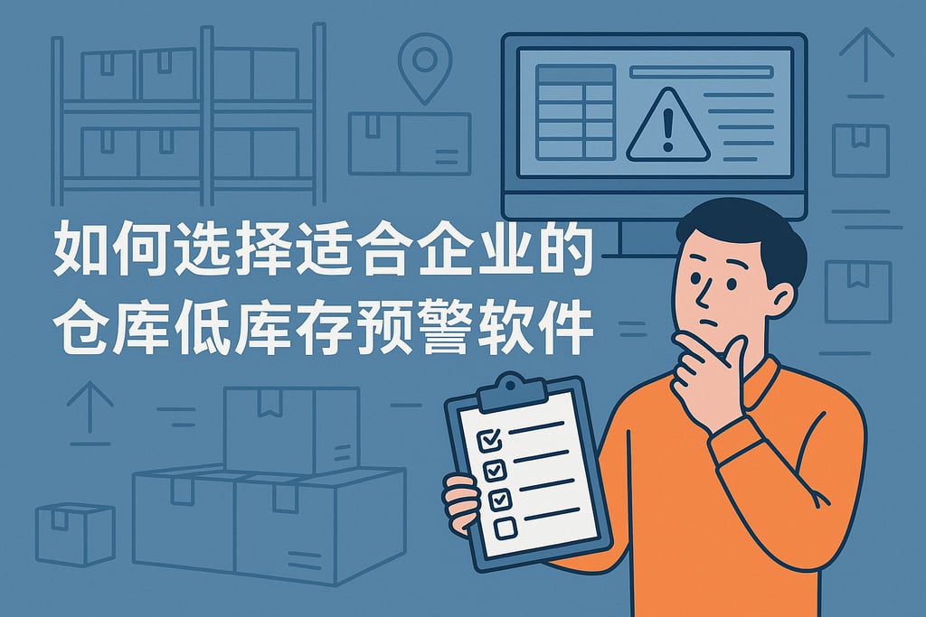 如何选择适合企业的仓库低库存预警软件