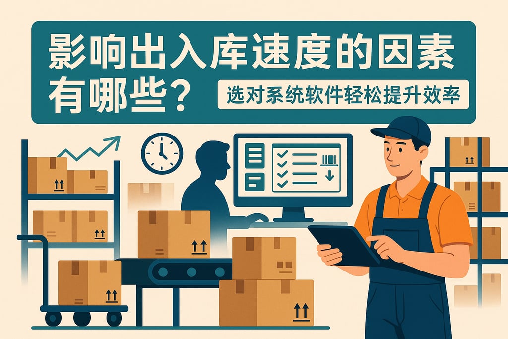影响出入库速度的因素有哪些？选对系统软件轻松提升效率