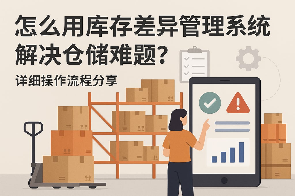 怎么用库存差异管理系统解决仓储难题？详细操作流程分享