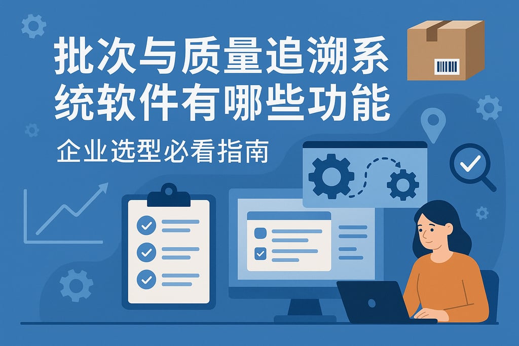 批次与质量追溯系统软件有哪些功能，企业选型必看指南