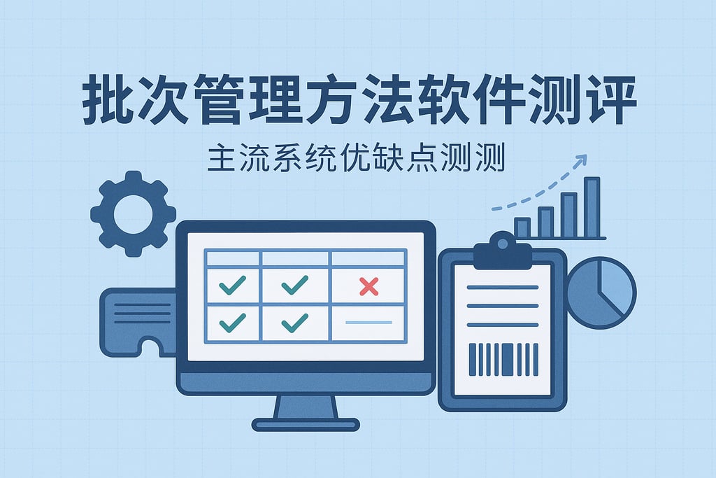 批次管理方法软件测评：主流系统优缺点评测