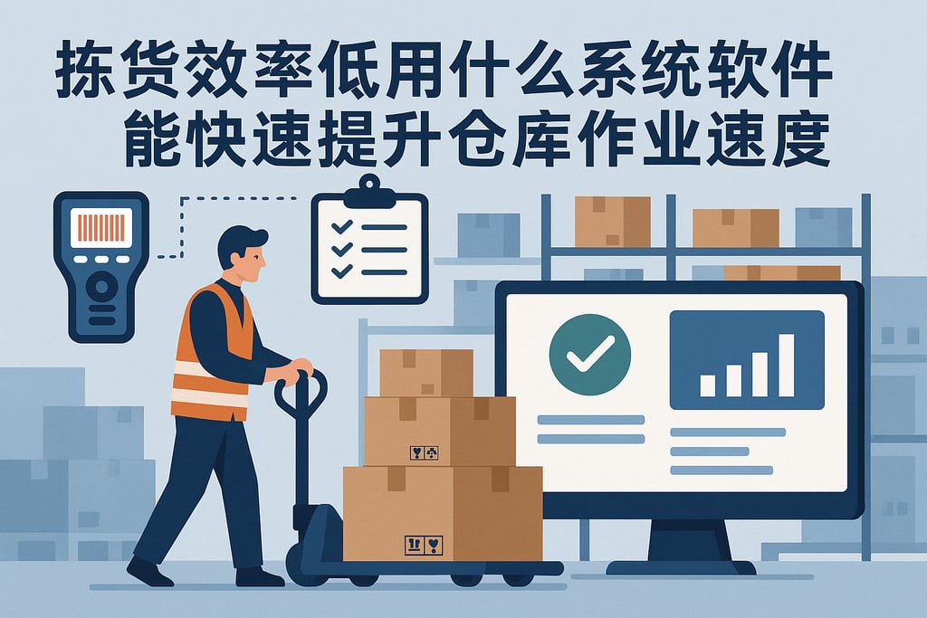 拣货效率低用什么系统软件能快速提升仓库作业速度