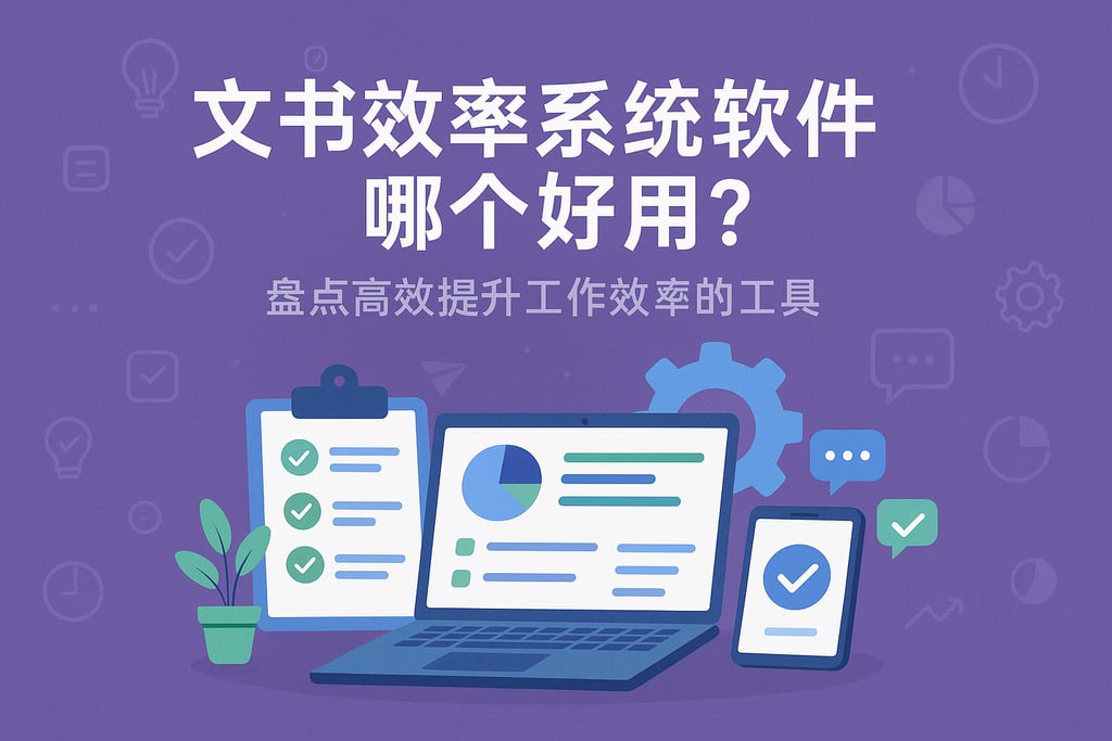 文书效率系统软件哪个好用？盘点高效提升工作效率的工具