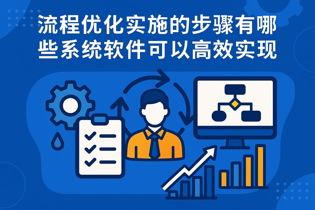 流程优化实施步骤有哪些系统软件可以高效实现