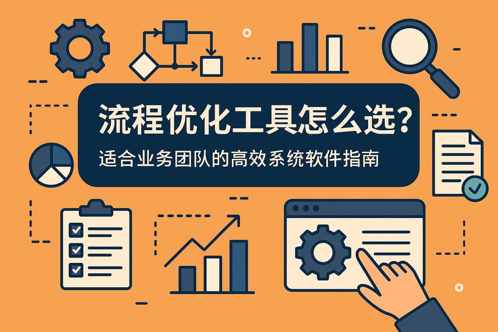 流程优化工具怎么选？适合业务团队的高效系统软件指南