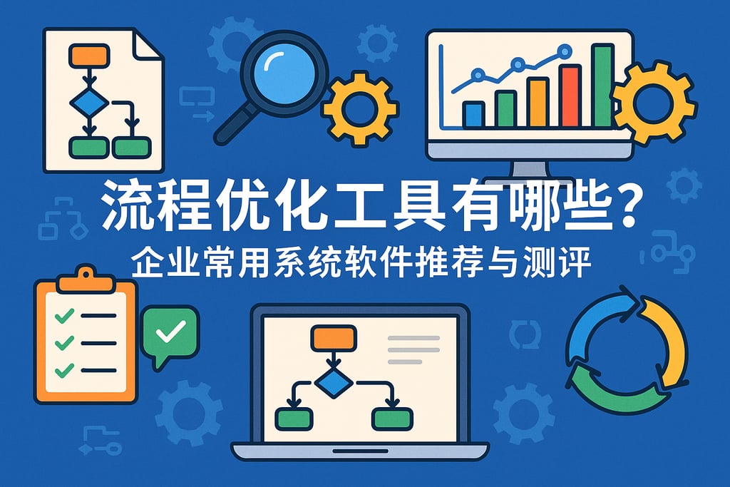 流程优化工具有哪些？企业常用系统软件推荐与测评