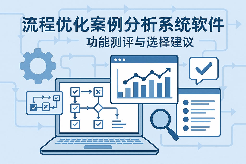 流程优化案例分析系统软件有哪些？功能测评与选择建议