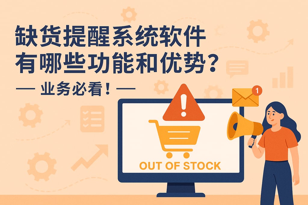 缺货提醒系统软件有哪些功能和优势？业务必看！