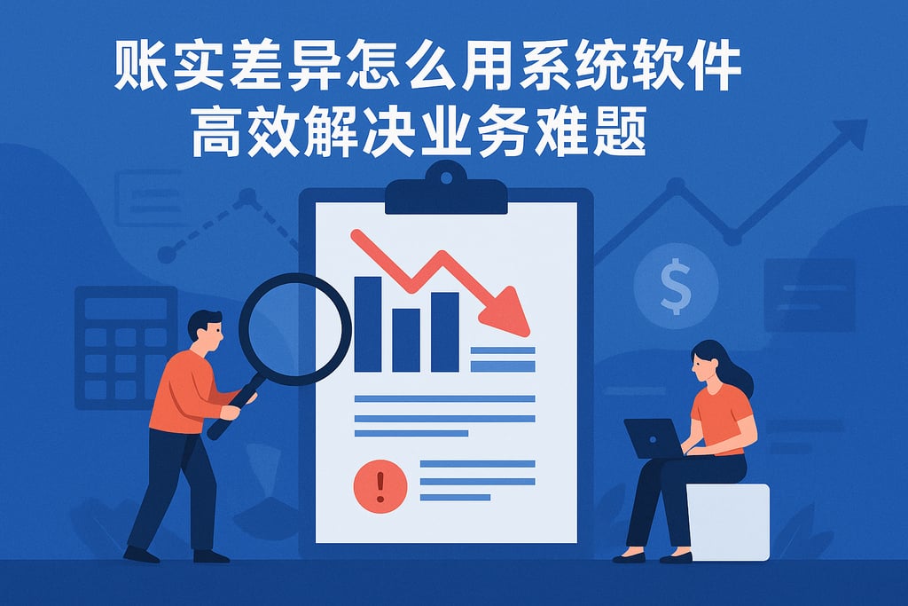 账实差异怎么用系统软件高效解决业务难题