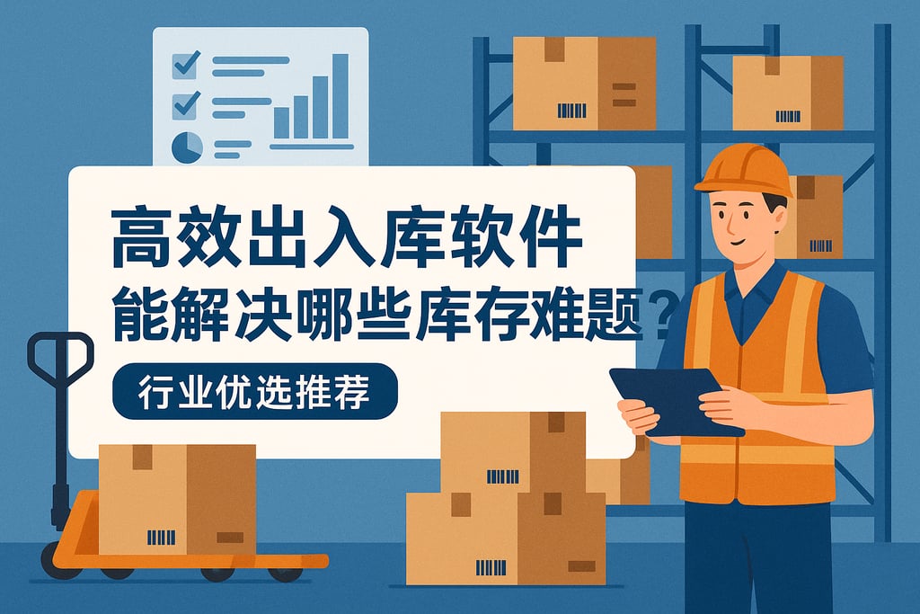高效出入库软件能解决哪些库存难题？行业优选推荐