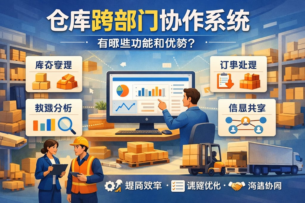 仓库跨部门协作系统软件有哪些功能和优势