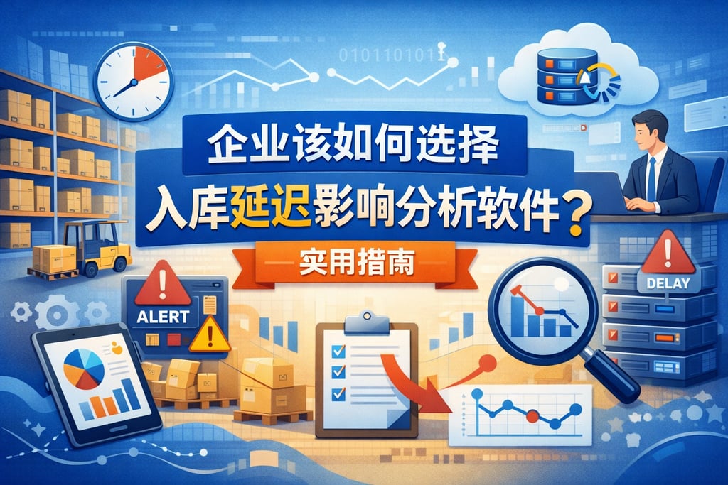 企业该如何选择入库延迟影响分析软件？实用指南