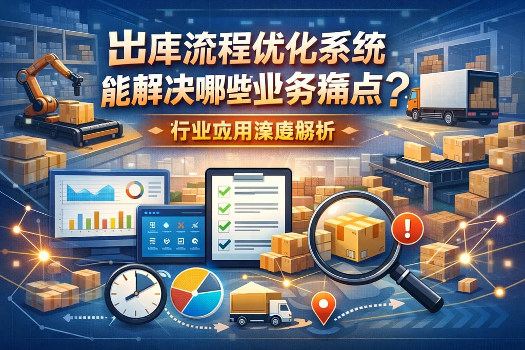 出库流程优化系统能解决哪些业务痛点？行业应用深度解析