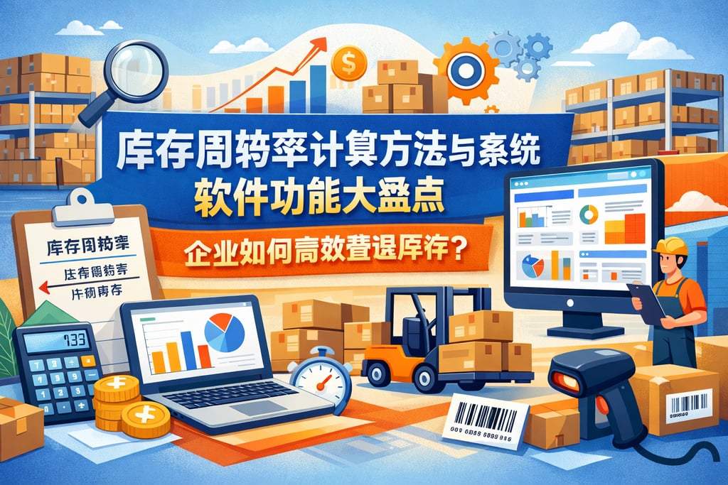 库存周转率计算方法与系统软件功能大盘点，企业如何高效管理库存？