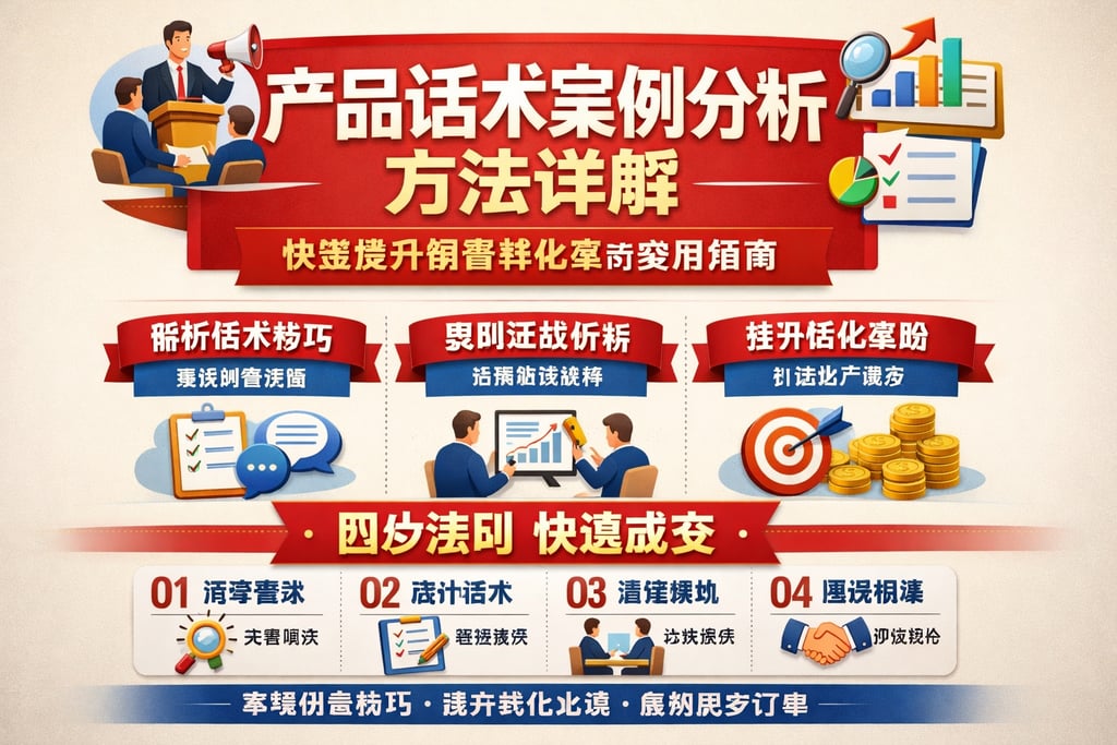 产品话术案例分析方法详解：快速提升销售转化率的实用指南