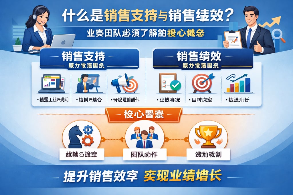 什么是销售支持与销售绩效？业务团队必须了解的核心概念