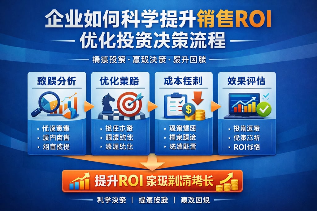 企业如何科学提升销售ROI优化投资决策流程
