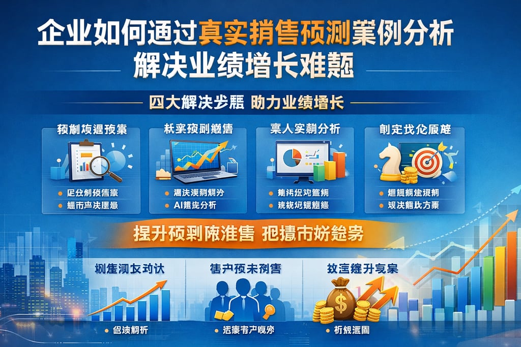 企业如何通过真实销售预测案例分析解决业绩增长难题