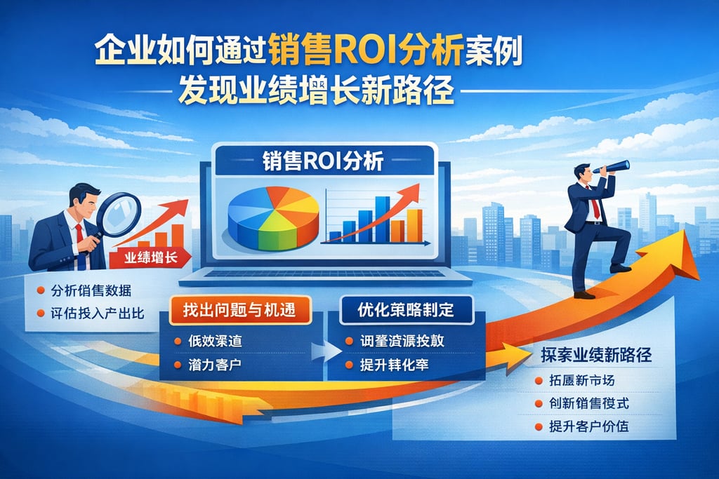 企业如何通过销售ROI分析案例发现业绩增长新路径