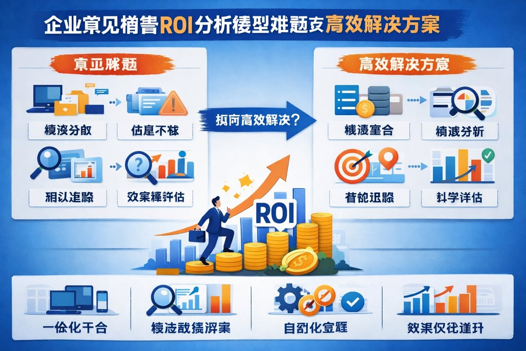 企业常见销售ROI分析模型难题及高效解决方案