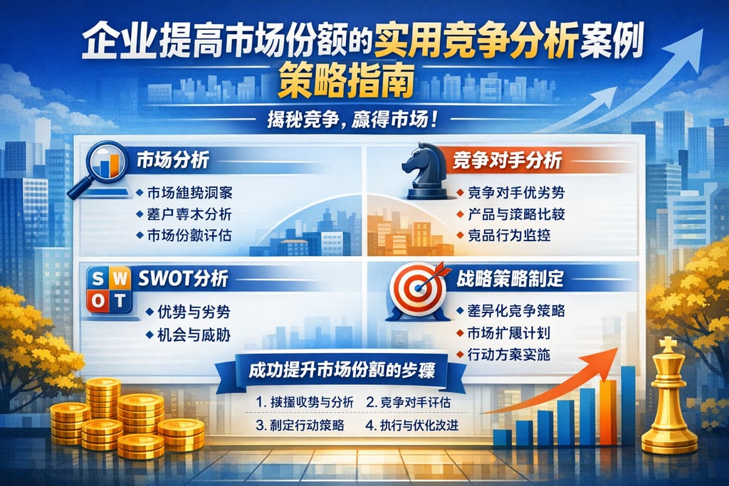 企业提高市场份额的实用竞争分析案例策略指南