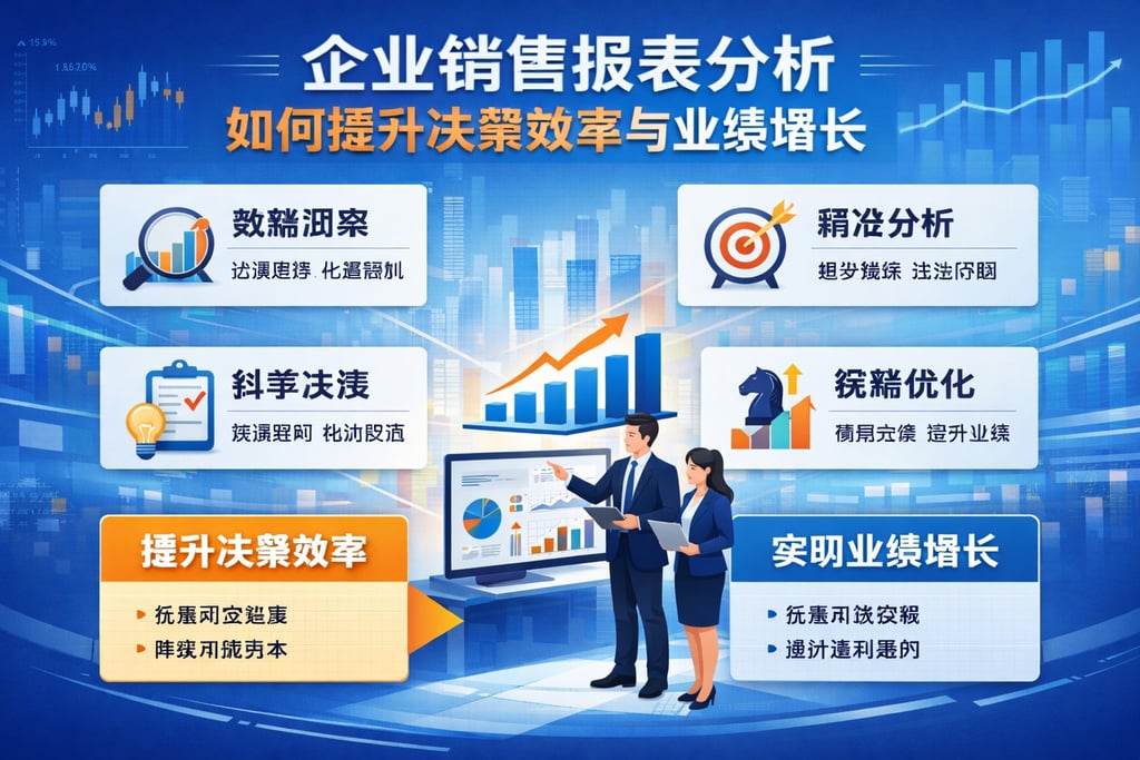 企业销售报表分析如何提升决策效率与业绩增长