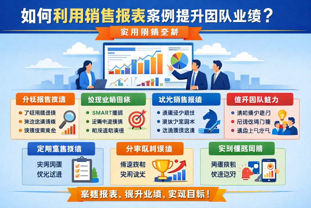 如何利用销售报表案例提升团队业绩？实用指南全解