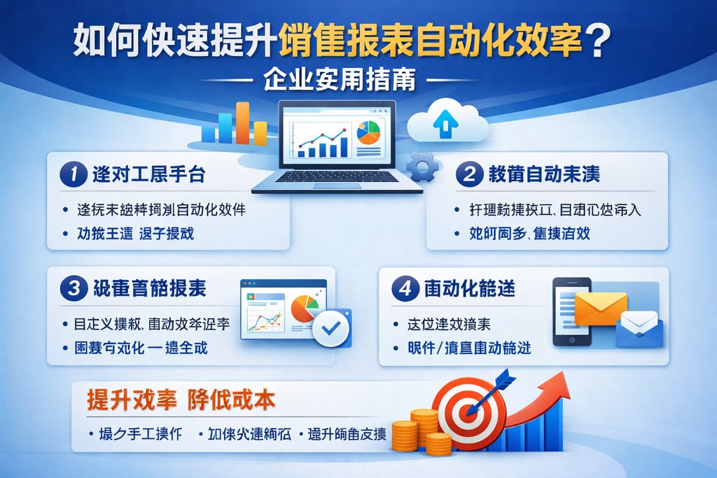 如何快速提升销售报表自动化效率？企业实用指南