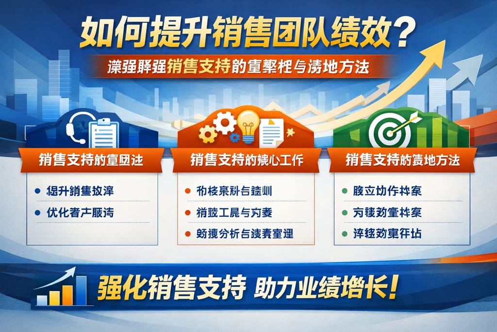 如何提升销售团队绩效？深度解读销售支持的重要性与落地方法