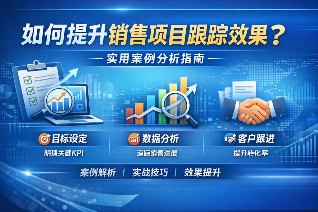 如何提升销售项目跟踪效果？实用案例分析指南
