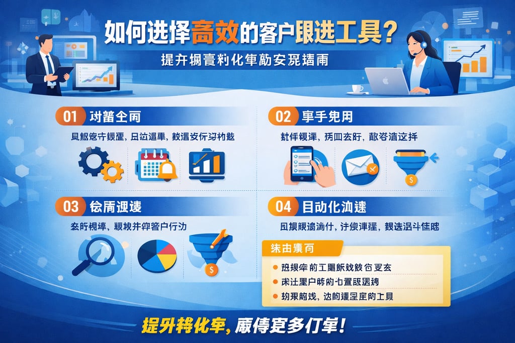 如何选择高效的客户跟进工具？提升销售转化率的实用指南