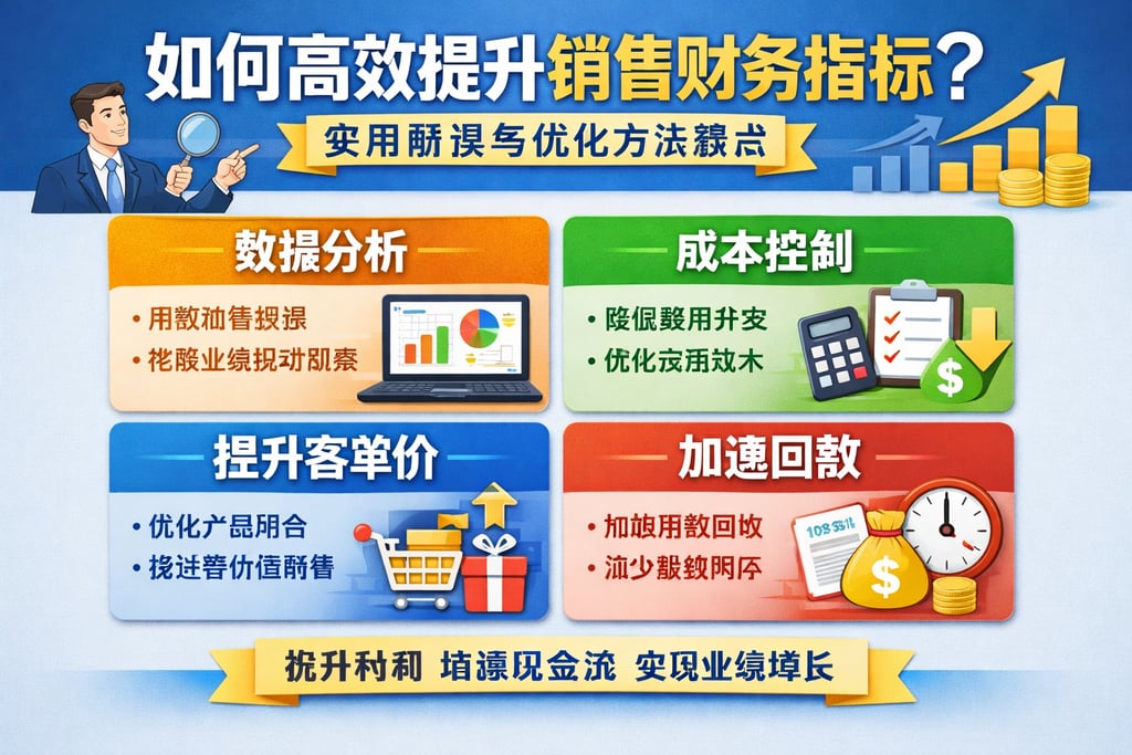 如何高效提升销售财务指标？实用解读与优化方法盘点