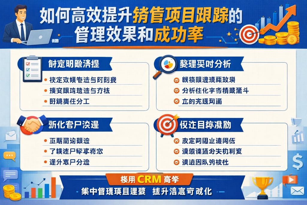 如何高效提升销售项目跟踪的管理效果和成功率