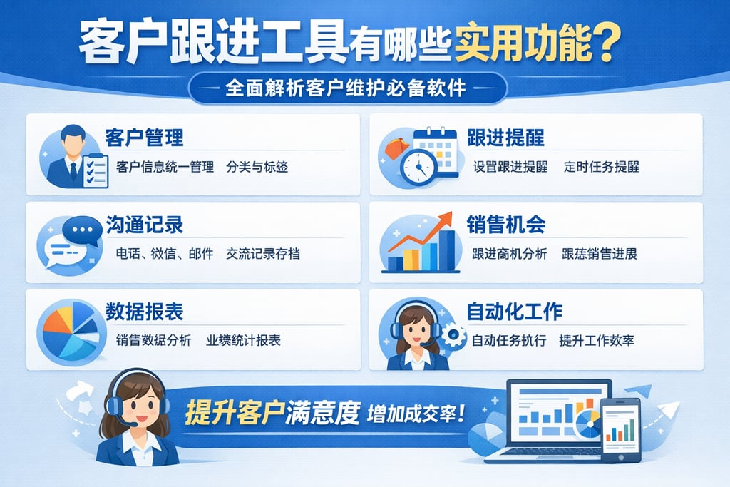 客户跟进工具有哪些实用功能？全面解析客户维护必备软件