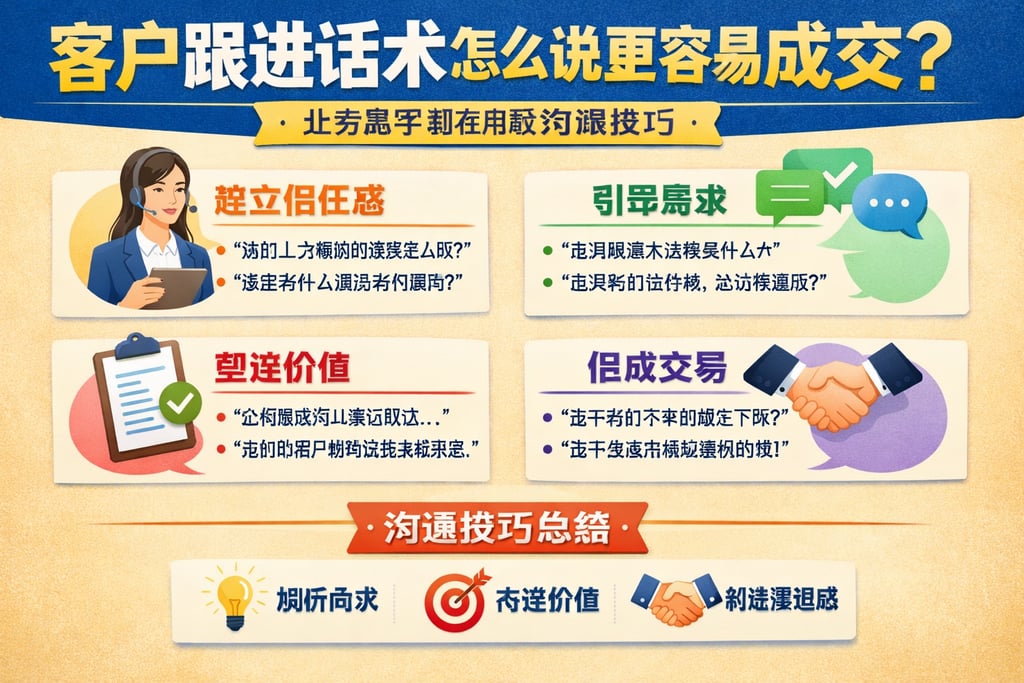 客户跟进话术怎么说更容易成交？业务高手都在用的沟通技巧