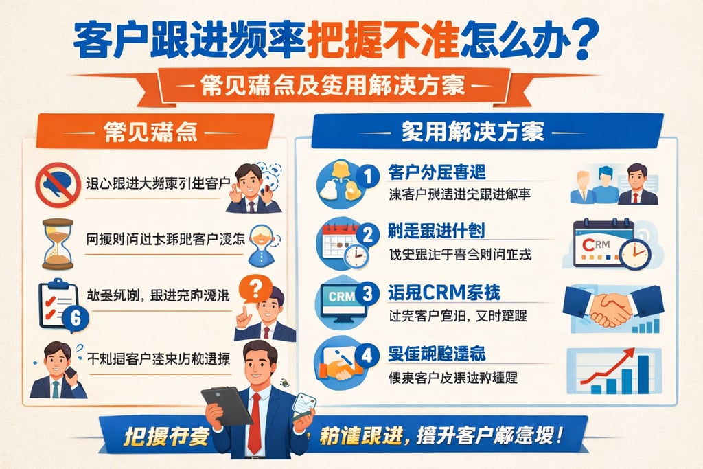 客户跟进频率把握不准怎么办？常见痛点及实用解决方案
