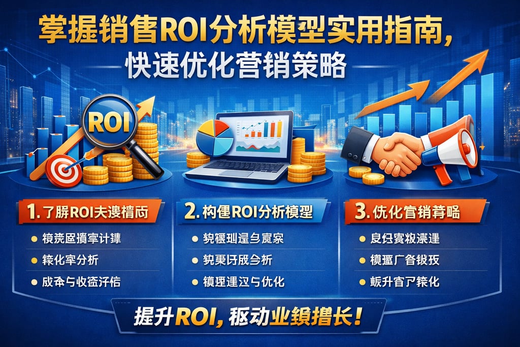 掌握销售ROI分析模型实用指南，快速优化营销策略