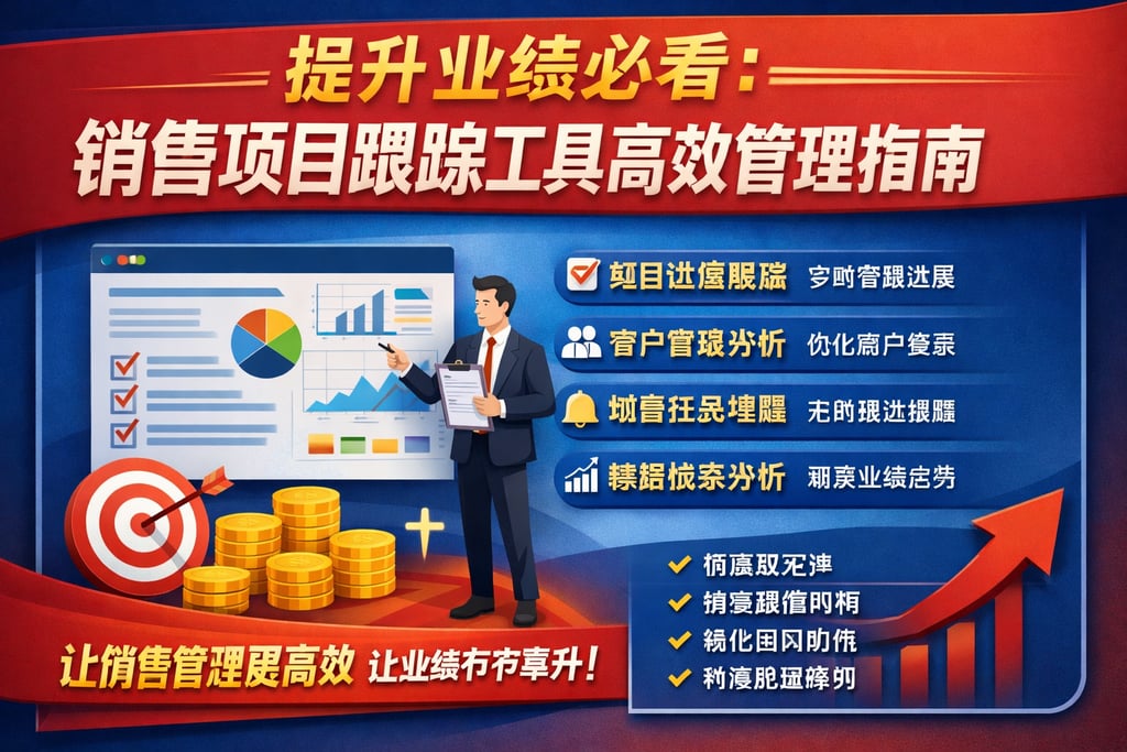 提升业绩必看：销售项目跟踪工具高效管理指南