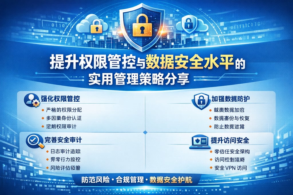 提升权限管控与数据安全水平的实用管理策略分享