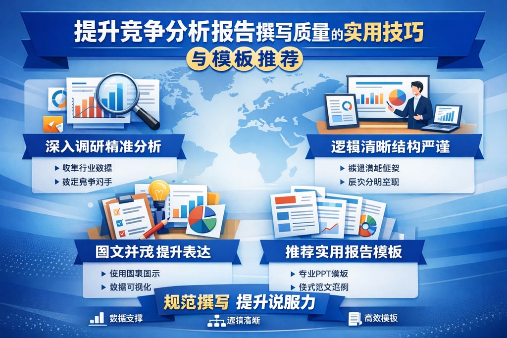 提升竞争分析报告撰写质量的实用技巧与模板推荐