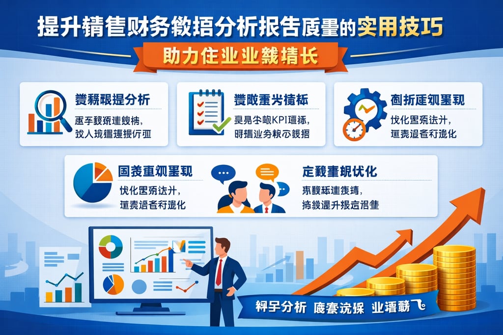 提升销售财务数据分析报告质量的实用技巧，助力企业业绩增长