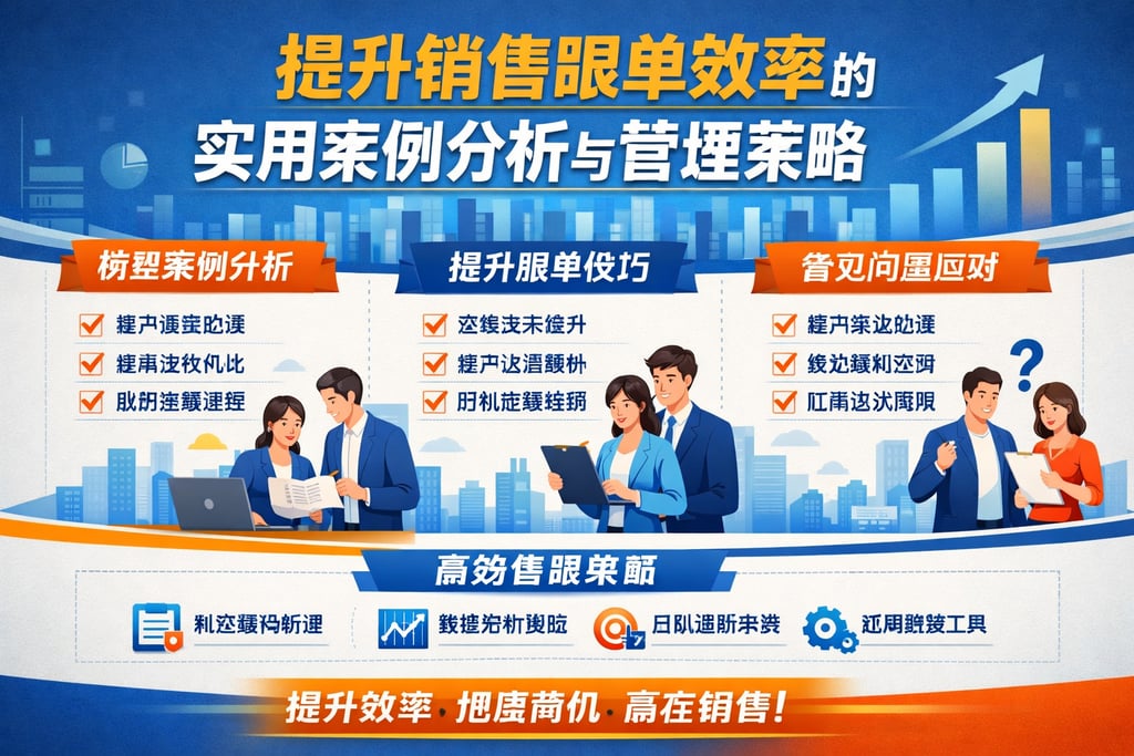 提升销售跟单效率的实用案例分析与管理策略
