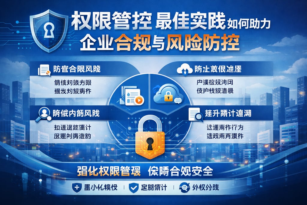 权限管控最佳实践如何助力企业合规与风险防控